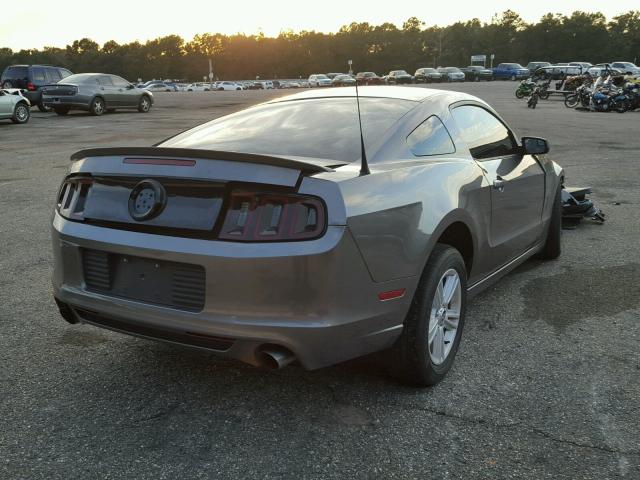 1ZVBP8AM6E5256204 - 2014 FORD MUSTANG GRAY photo 4