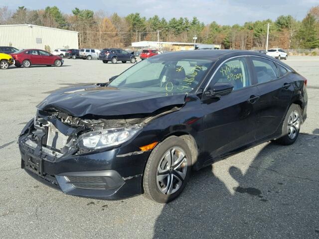 2HGFC2F54GH512089 - 2016 HONDA CIVIC LX BLACK photo 2