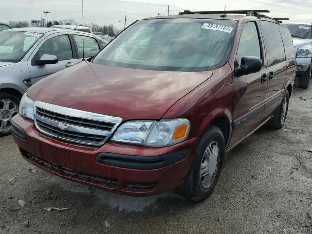 1GNDX13E63D252639 - 2003 CHEVROLET VENTURE LU RED photo 2