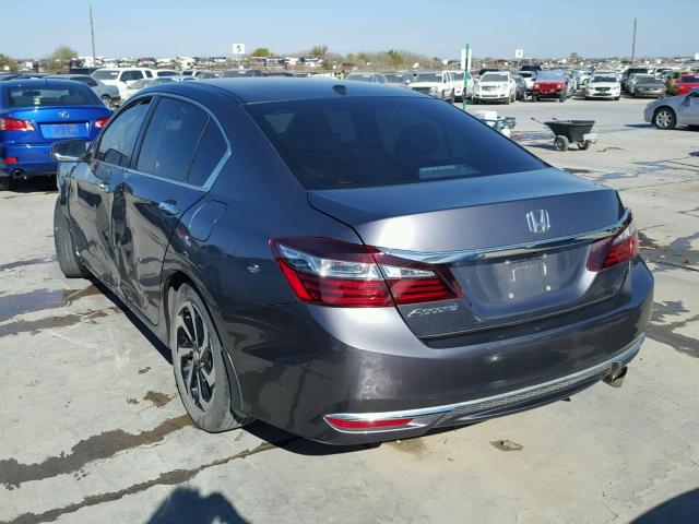 1HGCR2F81GA047524 - 2016 HONDA ACCORD EXL GRAY photo 3