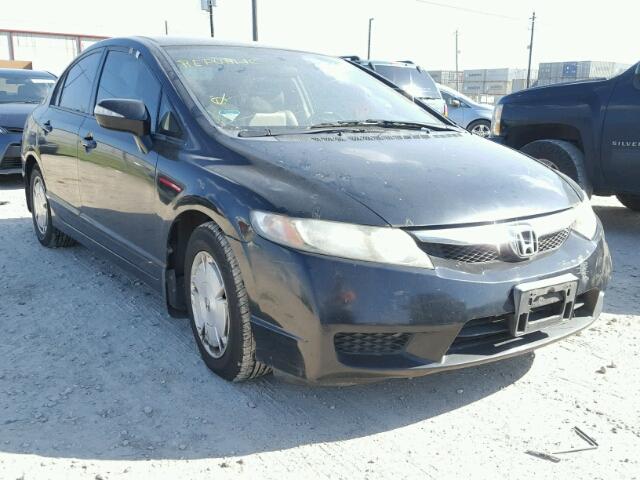 JHMFA36259S009939 - 2009 HONDA CIVIC HYBR BLACK photo 1