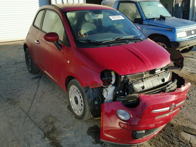 3C3CFFAR6CT108839 - 2012 FIAT 500 POP RED photo 1