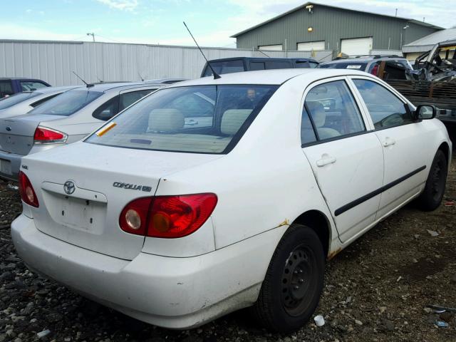 1NXBR32E14Z322245 - 2004 TOYOTA COROLLA CE WHITE photo 4