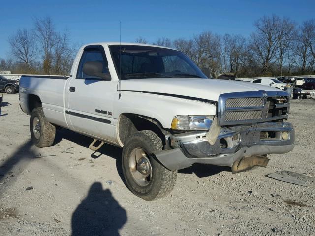 1B7HF16ZX1S106202 - 2001 DODGE RAM 1500 WHITE photo 1