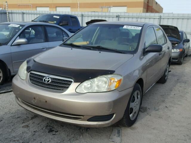 2T1BR32E75C890695 - 2005 TOYOTA COROLLA CE BEIGE photo 2