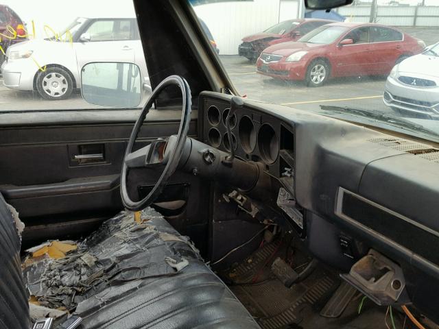 1GCFC24L7GJ163394 - 1986 CHEVROLET C20 BLACK photo 9