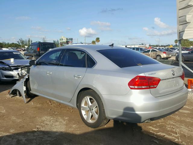 1VWAS7A39FC104779 - 2015 VOLKSWAGEN PASSAT S SILVER photo 3