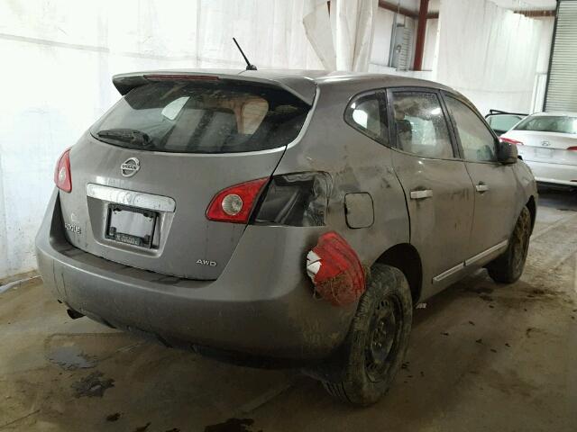 JN8AS5MV2BW664158 - 2011 NISSAN ROGUE S GRAY photo 4