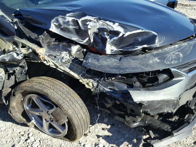 1G1ZB5ST3HF254616 - 2017 CHEVROLET MALIBU LS GRAY photo 9