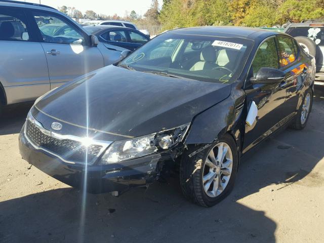 5XXGN4A74CG049613 - 2012 KIA OPTIMA EX BLACK photo 2