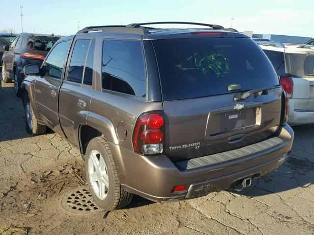 1GNDT13S672267953 - 2007 CHEVROLET TRAILBLAZE BROWN photo 3