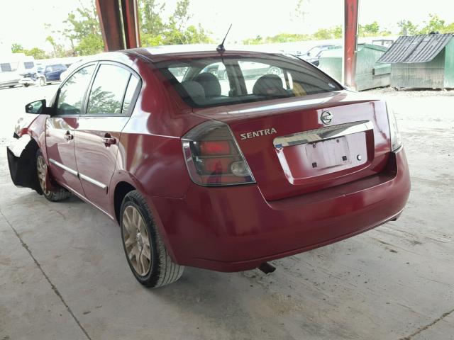 3N1AB6AP3AL663437 - 2010 NISSAN SENTRA 2.0 RED photo 3