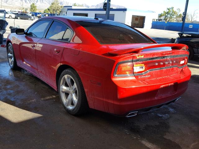 2C3CDXHG5CH304263 - 2012 DODGE CHARGER SX RED photo 3