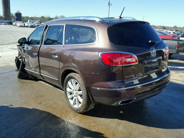 5GAKRCKD3HJ128109 - 2017 BUICK ENCLAVE BROWN photo 3