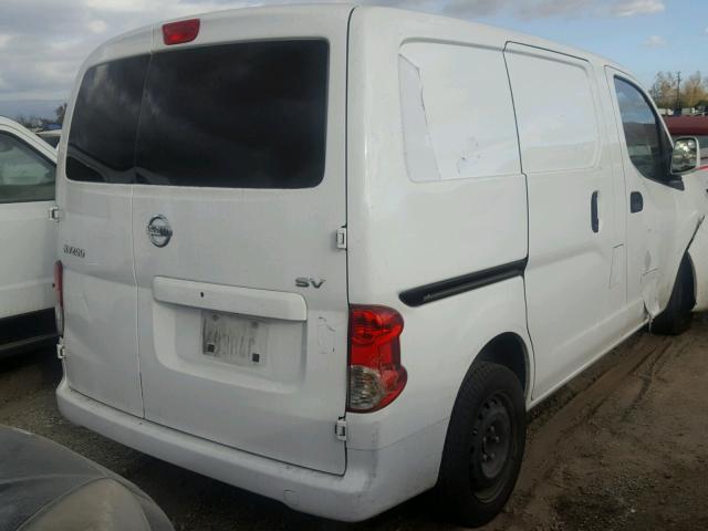 3N6CM0KN2EK693600 - 2014 NISSAN NV200 2.5S WHITE photo 4