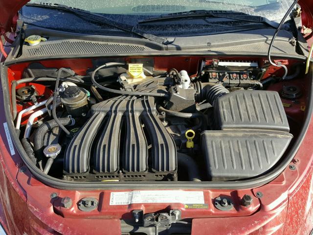 3C4FY58B35T639571 - 2005 CHRYSLER PT CRUISER RED photo 7