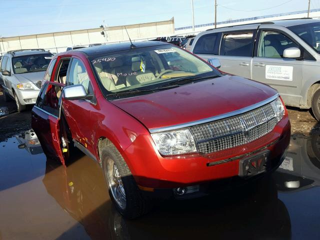 2LMDU88C67BJ13558 - 2007 LINCOLN MKX RED photo 1