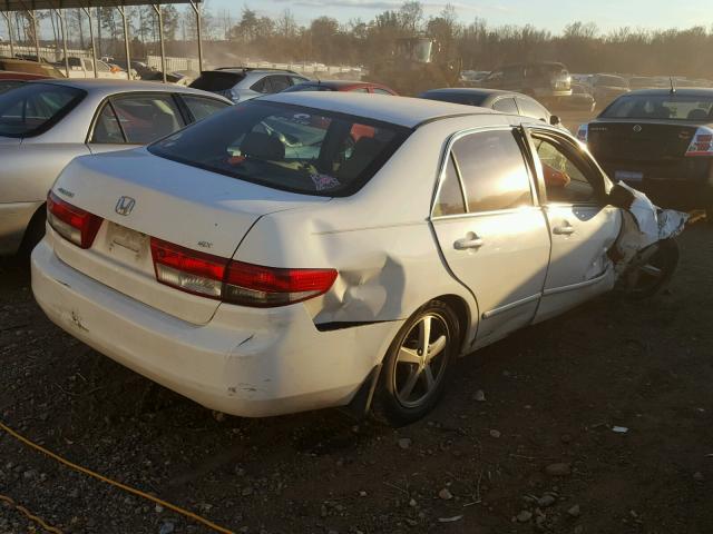 1HGCM56603A093595 - 2003 HONDA ACCORD EX WHITE photo 4