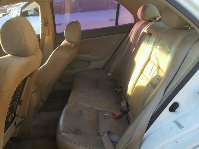 1HGCM56603A093595 - 2003 HONDA ACCORD EX WHITE photo 6