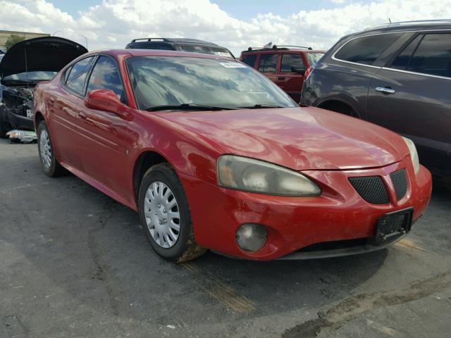 2G2WP552X81110247 - 2008 PONTIAC GRAND PRIX Կարմիր լուսանկար 1