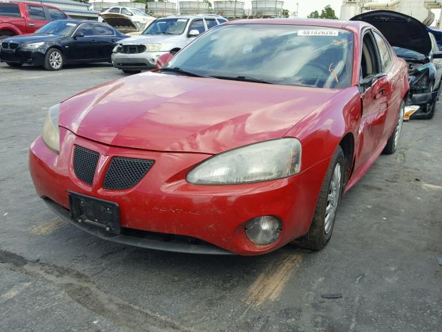 2G2WP552X81110247 - 2008 PONTIAC GRAND PRIX Կարմիր լուսանկար 2