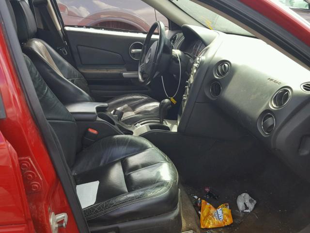 2G2WP552X81110247 - 2008 PONTIAC GRAND PRIX Կարմիր լուսանկար 5