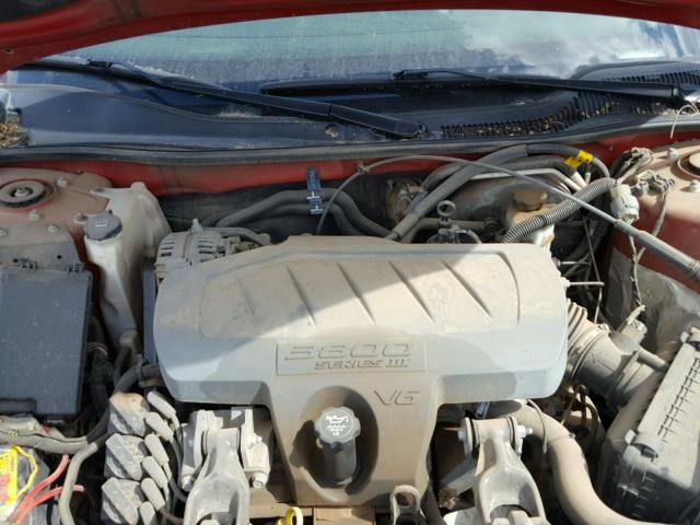 2G2WP552X81110247 - 2008 PONTIAC GRAND PRIX Կարմիր լուսանկար 7