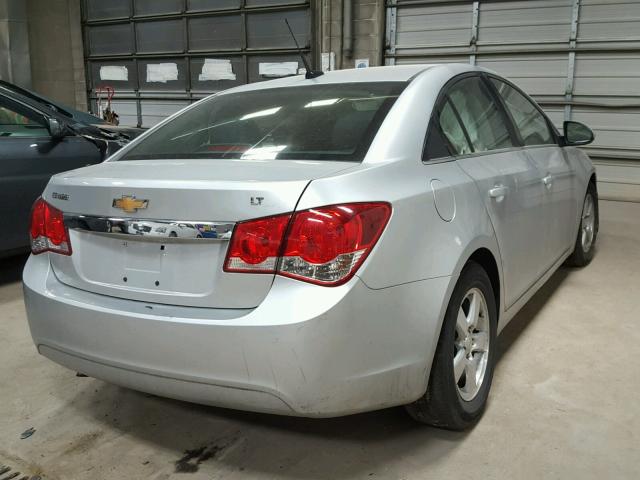 1G1PC5SB5E7482201 - 2014 CHEVROLET CRUZE LT SILVER photo 4