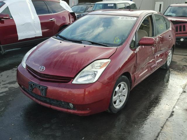 JTDKB20U553030022 - 2005 TOYOTA PRIUS MAROON photo 2