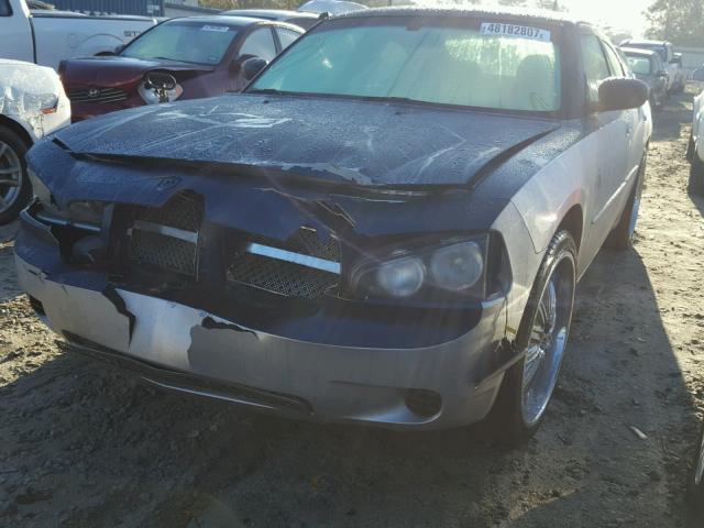 2B3KA43G66H427324 - 2006 DODGE CHARGER SE SILVER photo 2