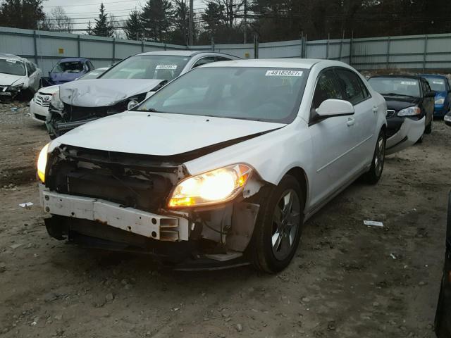 1G1ZC5EB7AF182566 - 2010 CHEVROLET MALIBU 1LT WHITE photo 2