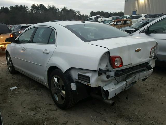 1G1ZC5EB7AF182566 - 2010 CHEVROLET MALIBU 1LT WHITE photo 3