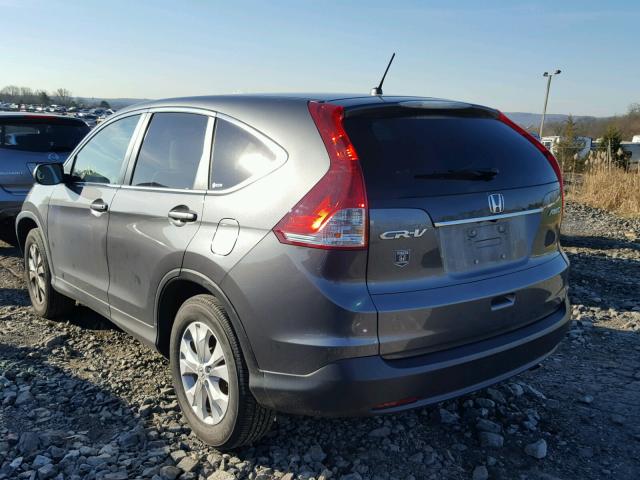 2HKRM4H56CH614741 - 2012 HONDA CR-V EX GRAY photo 3