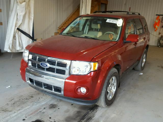 1FMCU9EG8CKC59478 - 2012 FORD ESCAPE LIM RED photo 2