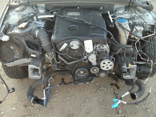 WAULF78K59N035415 - 2009 AUDI A4 2.0T QU GRAY photo 7