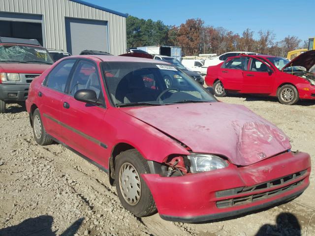 JHMEG8650PS034939 - 1993 HONDA CIVIC LX RED photo 1