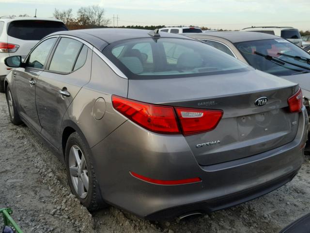 5XXGM4A76EG300430 - 2014 KIA OPTIMA LX GRAY photo 3