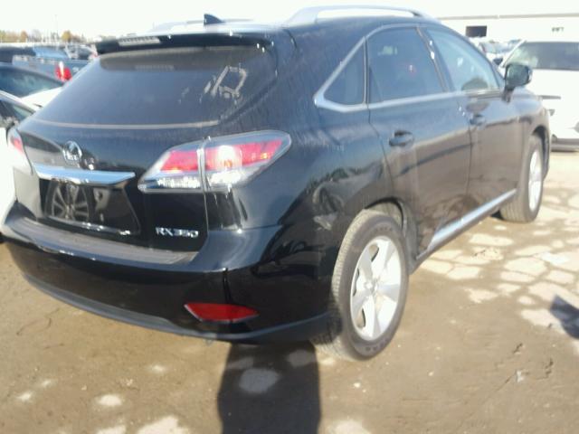 2T2BK1BA6FC336793 - 2015 LEXUS RX 350 BLACK photo 4