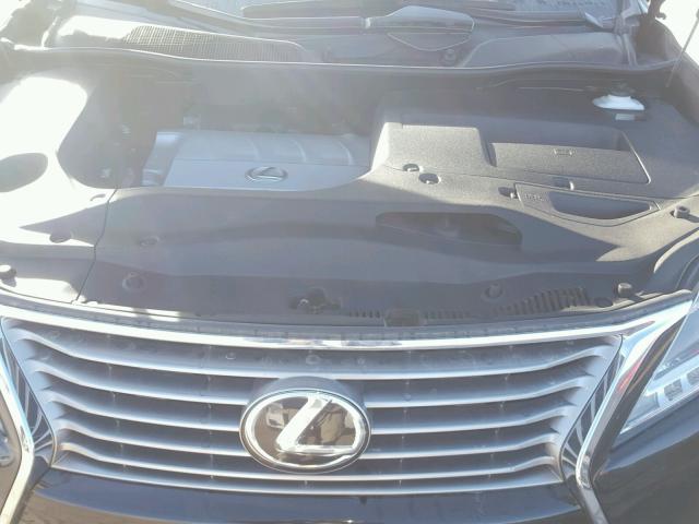 2T2BK1BA6FC336793 - 2015 LEXUS RX 350 BLACK photo 7