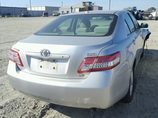 4T1BF3EKXBU753285 - 2011 TOYOTA CAMRY BASE SILVER photo 4