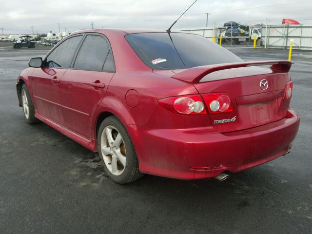 1YVHP80C655M54815 - 2005 MAZDA 6 I RED photo 3