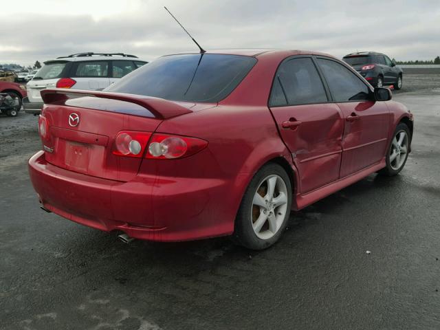 1YVHP80C655M54815 - 2005 MAZDA 6 I RED photo 4