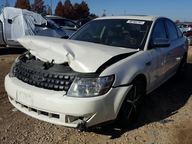 1FAHP25W59G103657 - 2009 FORD TAURUS LIM WHITE photo 2