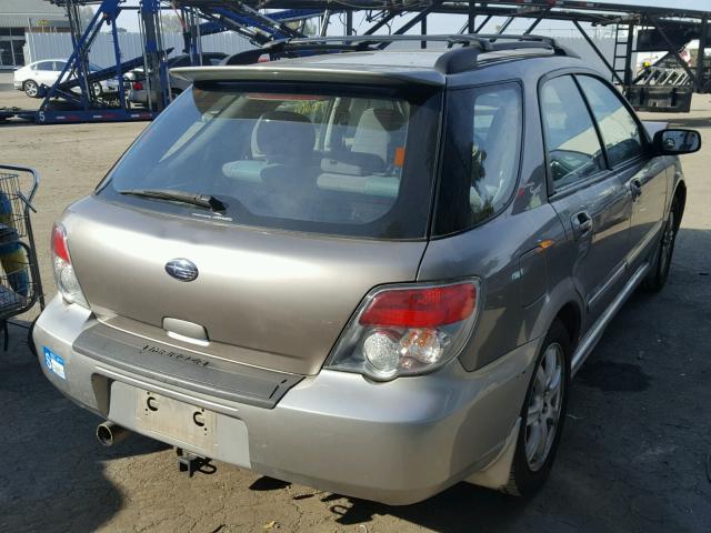 JF1GG68636H820384 - 2006 SUBARU IMPREZA OU GRAY photo 4