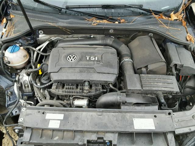 1VWBT7A31EC040995 - 2014 VOLKSWAGEN PASSAT SE BLUE photo 7