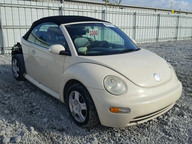 3VWBM31Y34M351813 - 2004 VOLKSWAGEN NEW BEETLE 白色 照片 1