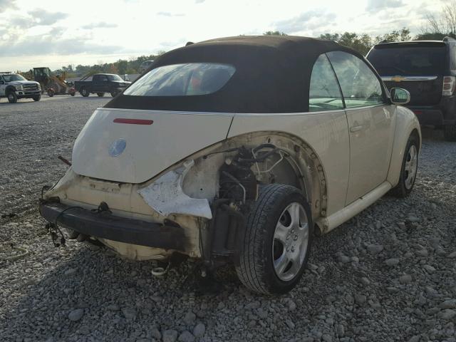 3VWBM31Y34M351813 - 2004 VOLKSWAGEN NEW BEETLE 白色 照片 4