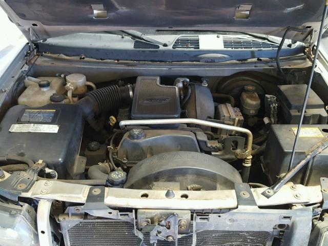 1GNDS13S142126965 - 2004 CHEVROLET TRAILBLAZE SILVER photo 7