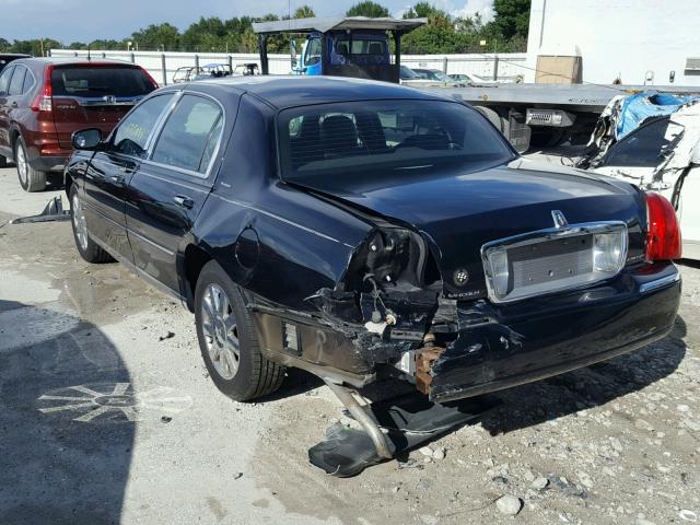 1LNHM83W07Y639864 - 2007 LINCOLN TOWN CAR D BLACK photo 3