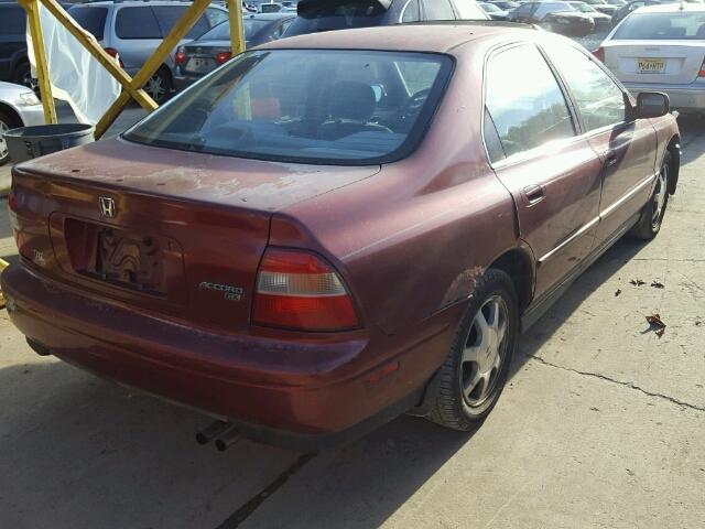 1HGCD5654SA053350 - 1995 HONDA ACCORD EX RED photo 4